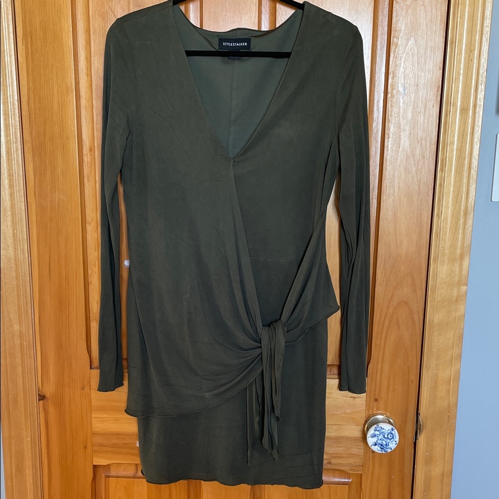 M.  Stylestalker CHIC Dark Green Long Sleeve Dress   REVOLVE